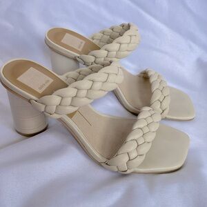 Dolce Vita braided sandal in ivory